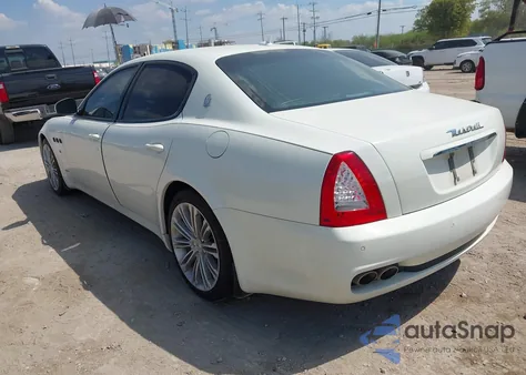 2012 Maserati Quattroporte S z USA, uszkodzony, nr VIN ZAM39JKA8C0064012